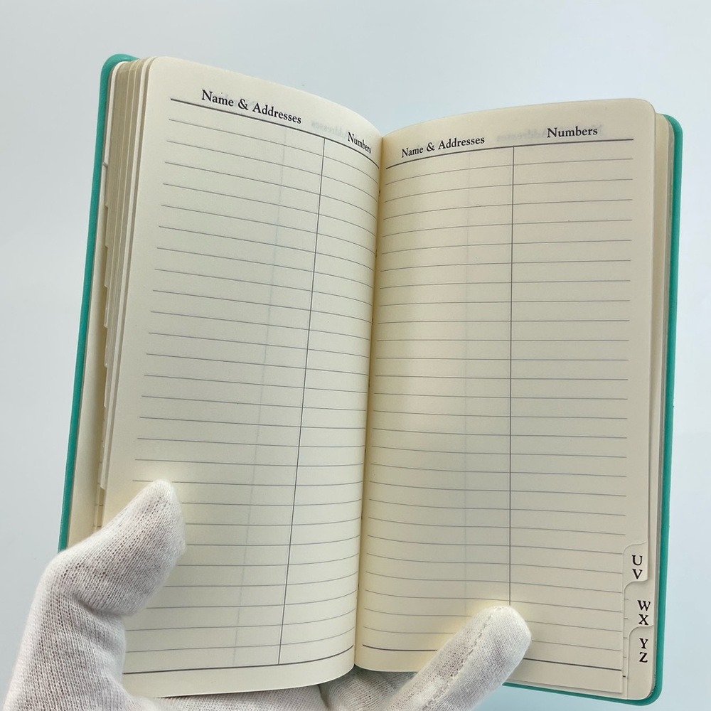 Vintage Tiffany & Co Leather Address Book, Tiffany Blue Leather - Picture 5 of 10